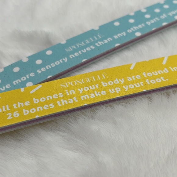 3/$12 (mix and match discount) Spongelle Set of 2 Nail Files/Emery Boards - New - Picture 2 of 3